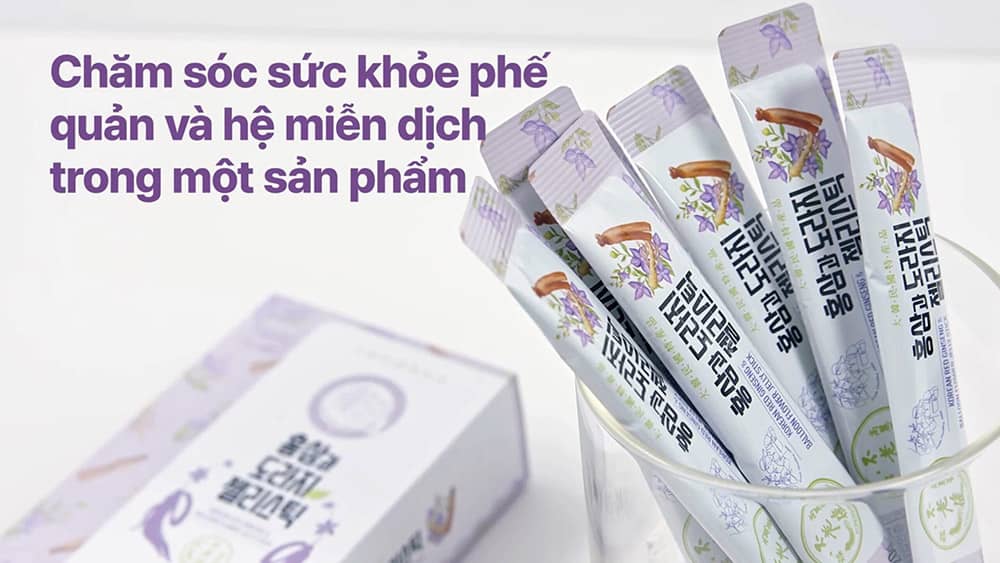 Hồng Sâm Hoa Chuông Daedong 20g x 30 Stick Dạng Thạch Cao Cấp Hàn Quốc 4 Hồng sâm Daedong 20g 30 stick